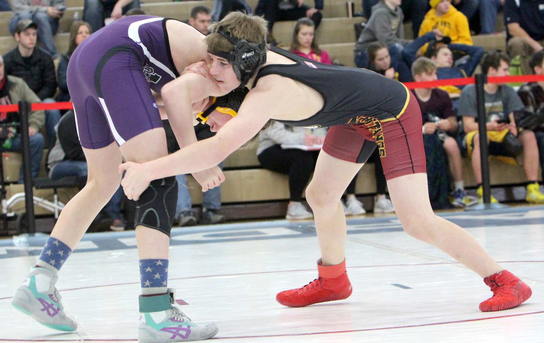 Division 1 wrestling regional at Chippewa Falls 2-9-19